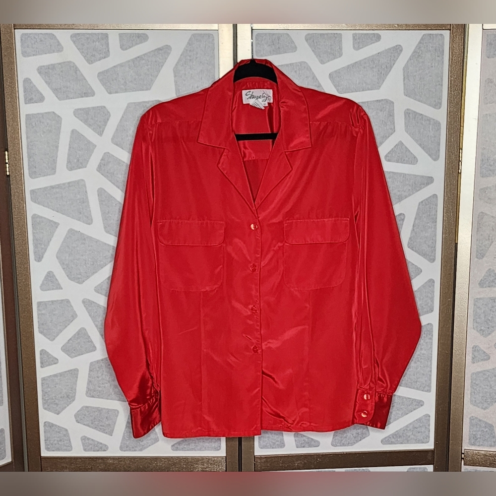 Vintage Shapely Blouse | Size 12